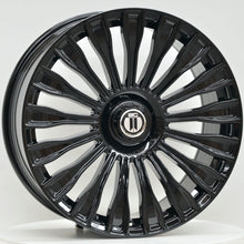 Load image into Gallery viewer, AM650 20 Inch Staggered ET35 Gloss Black
