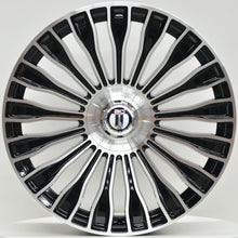 Load image into Gallery viewer, AM650 20 Inch Staggered ET35 Black Machined
