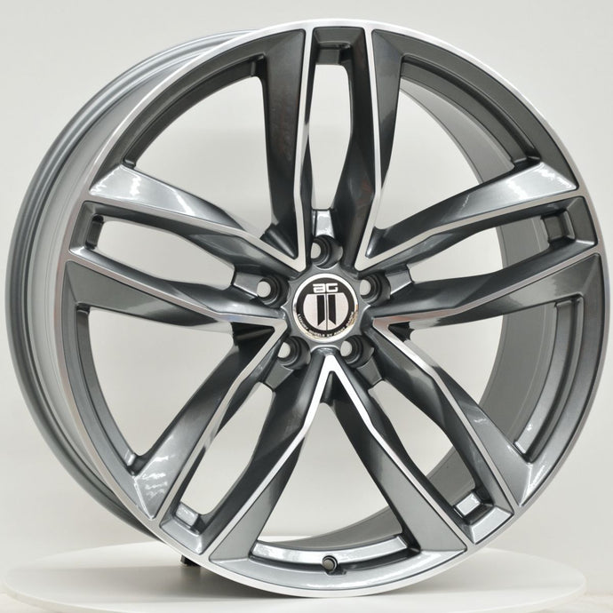 BLADE 22x9.5 ET35 5/112 Grey Machined