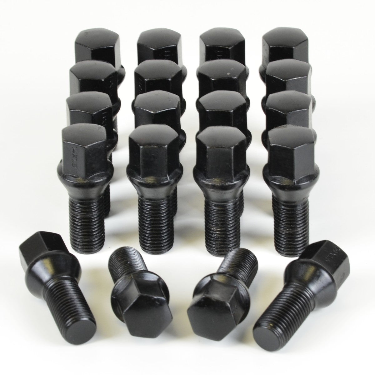 WheelPartsDirect Black Locking Wheel Bolts 14x1.25 – Mini Clubman R55 07–14