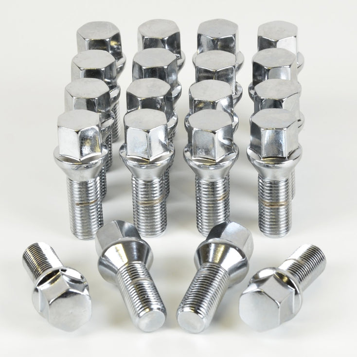 Load image into Gallery viewer, WHEEL LUG BOLTS 14x1.5 35mm Chrome