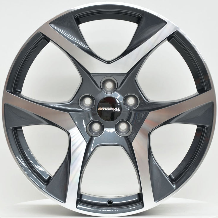 Load image into Gallery viewer, CR-8 20 Inch Staggered ET36 Grey Machined Face
