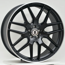 Load image into Gallery viewer, AM638 22x10 ET45 5/130 Black Machined Lip
