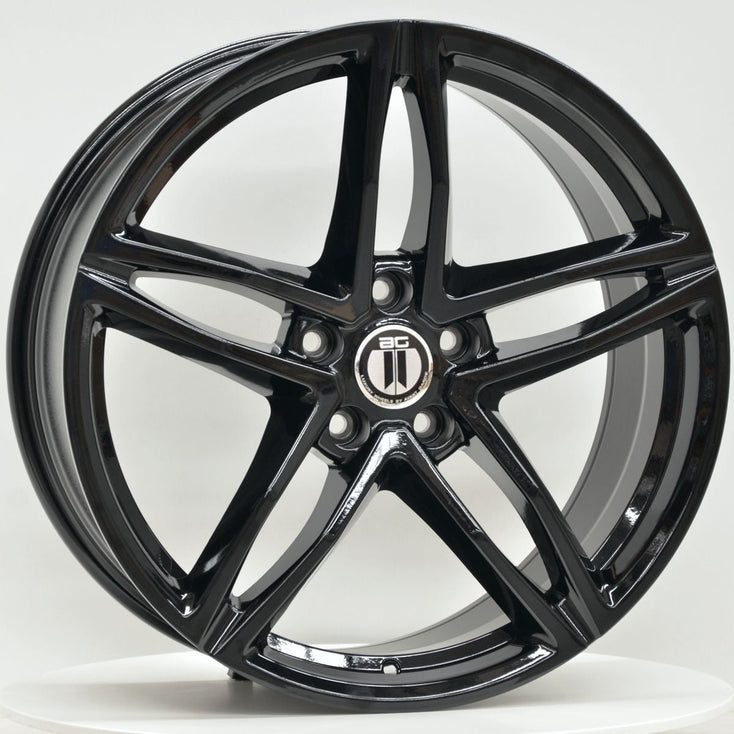 Load image into Gallery viewer, LS-8 20 Inch Staggered ET36 Gloss Black