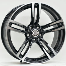 Load image into Gallery viewer, M450 19 Inch Staggered ET35 Black Machined
