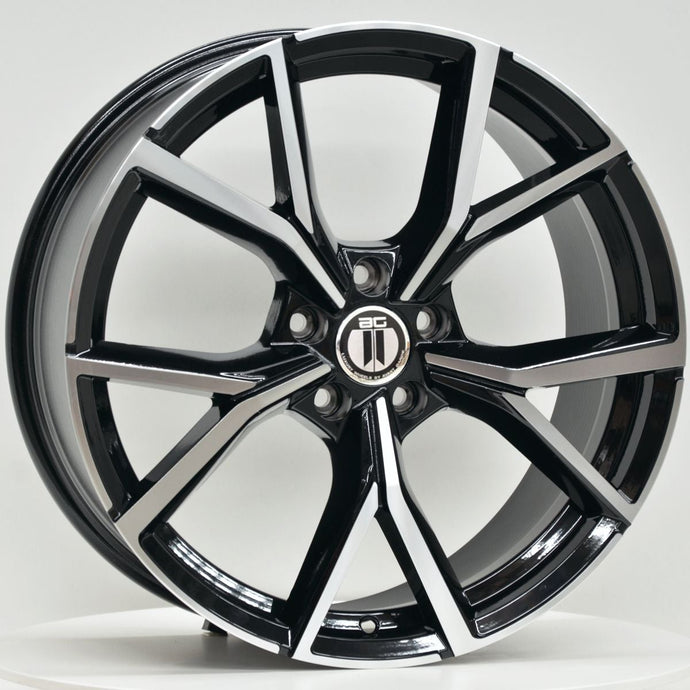 BOLT 20x9 ET35 5/112 Black Machined
