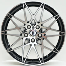 Load image into Gallery viewer, GT 19 Inch Staggered ET35 Black Machined
