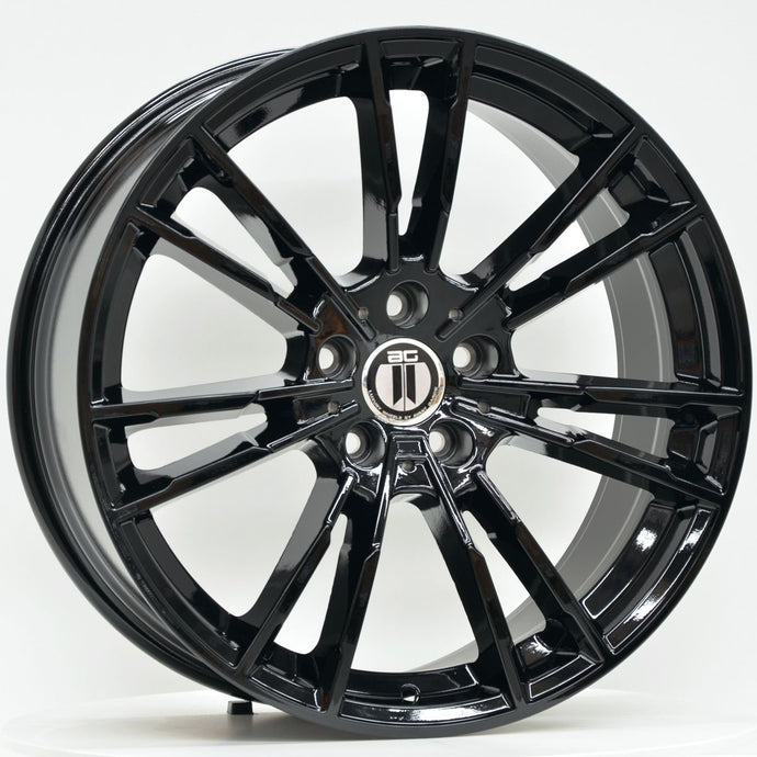 M440 20 Inch Staggered ET35 Gloss Black