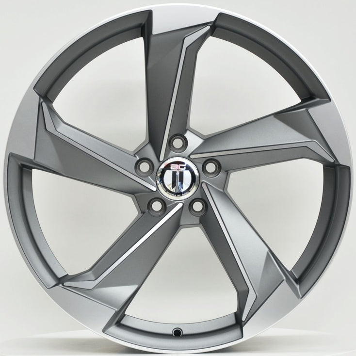 Load image into Gallery viewer, ROT2 20x9 ET35 5/112 Grey Machined