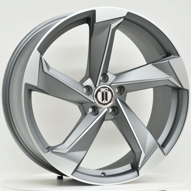 Load image into Gallery viewer, ROT2 20x9 ET35 5/112 Grey Machined