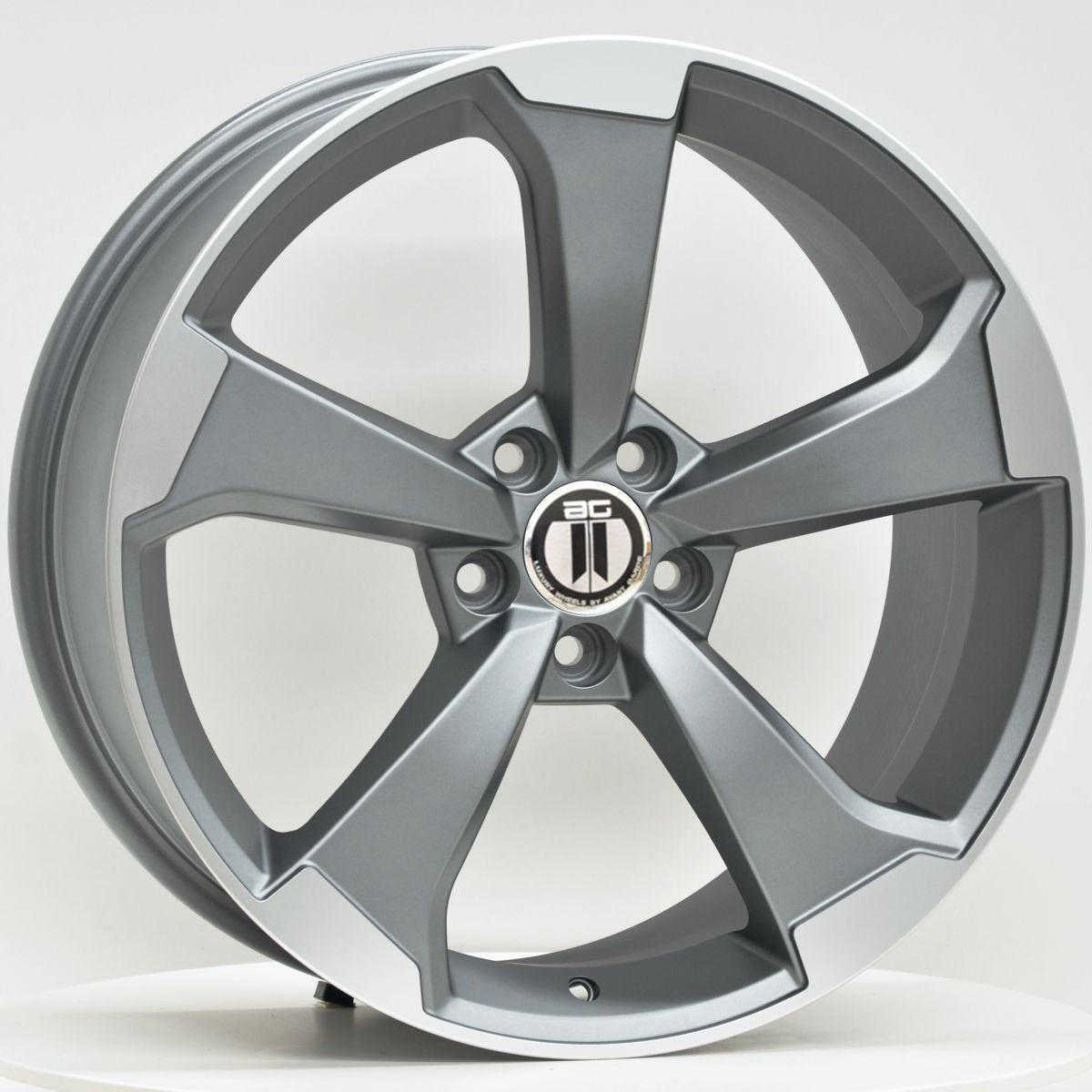 Load image into Gallery viewer, RS3 19x8.5 ET45 5/112 Grey Machined
