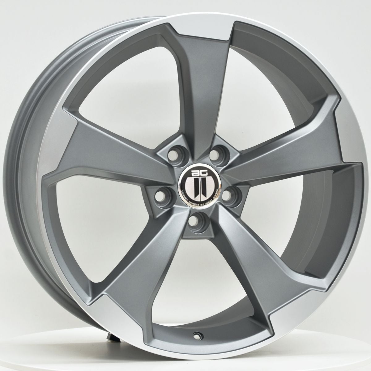 Load image into Gallery viewer, RS3 19x8.5 ET35 5/112 Grey Machined
