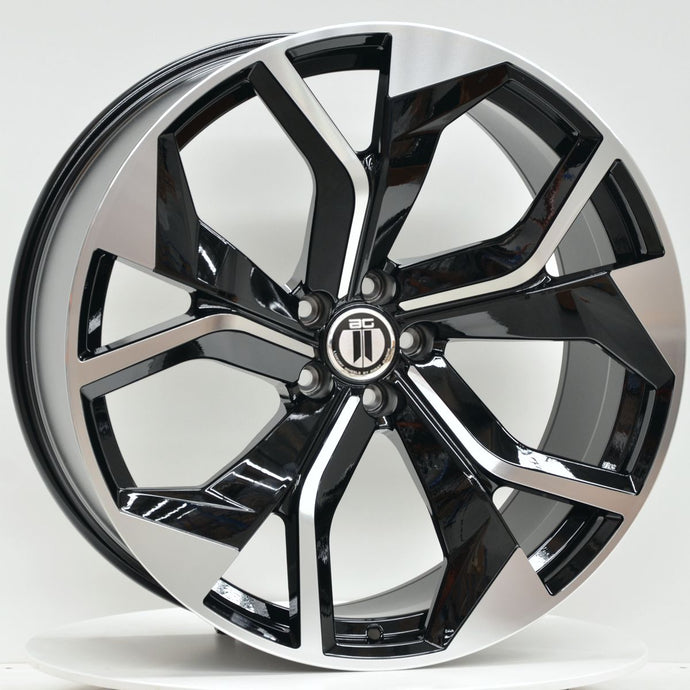 CONCEPT 21x9.5 ET33 5/112 Black Machined