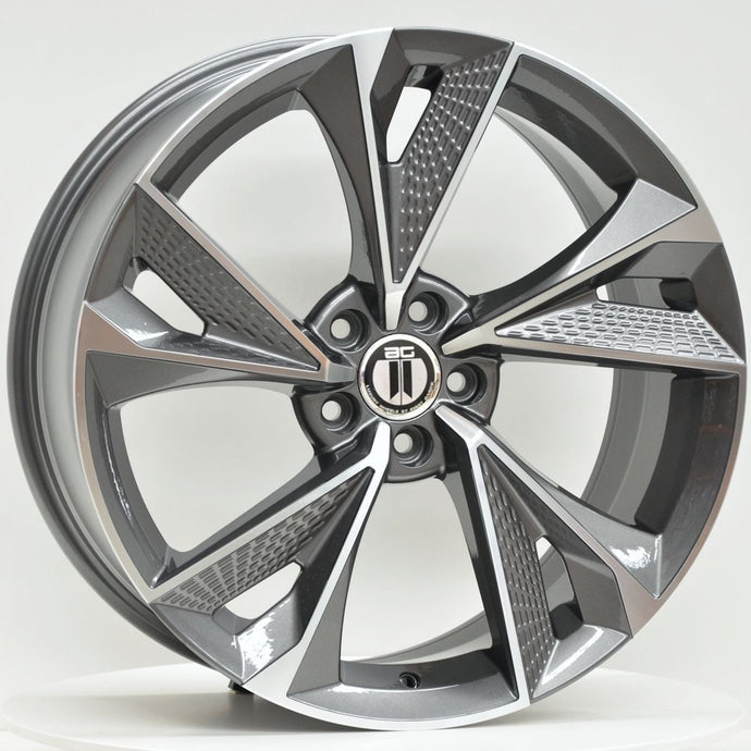 FANTOM 19x8.5 ET35 5/112 Grey Machined