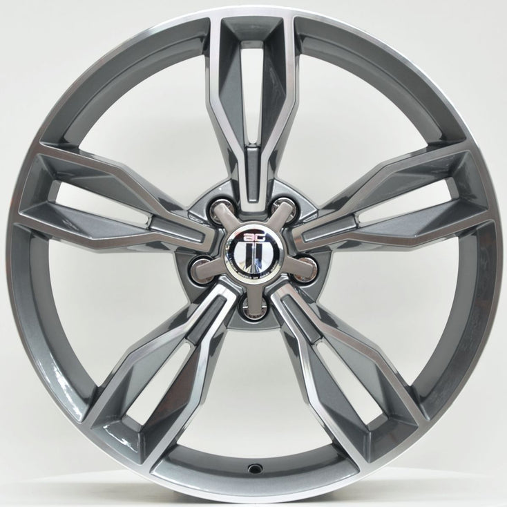 Load image into Gallery viewer, EDGE 19x8 ET45 5/112 Grey Machined