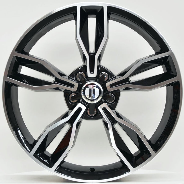 Load image into Gallery viewer, EDGE 19x8 ET45 5/112 Black Machined