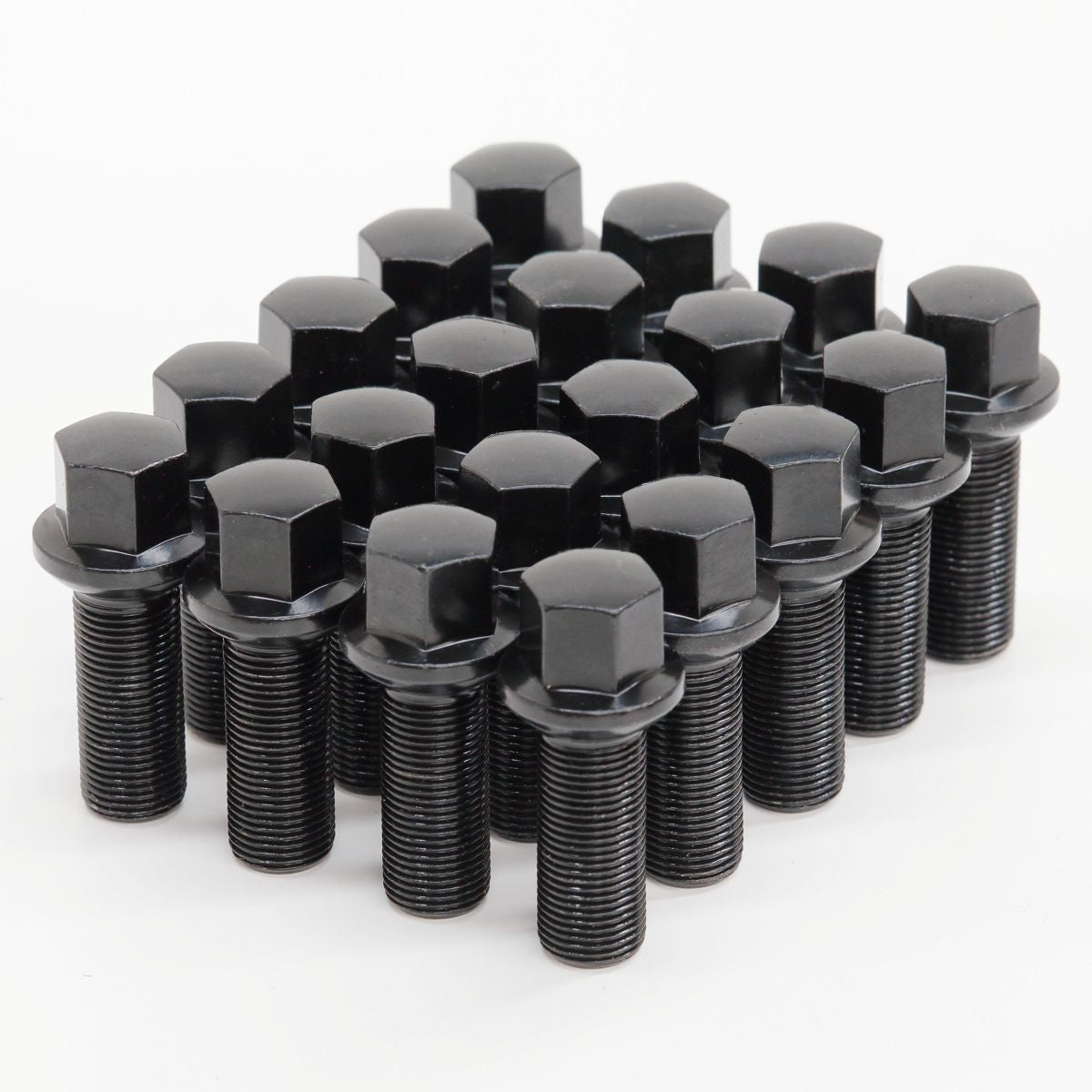 Load image into Gallery viewer, WHEEL LUG BOLTS 15x1.25 35mm Ball Type Black
