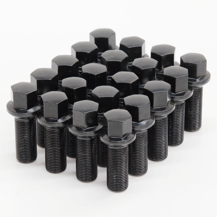 Load image into Gallery viewer, WHEEL LUG BOLTS 15x1.25 27mm Ball Type Black